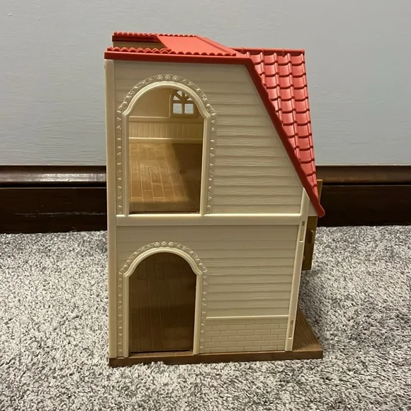 Calico Critter Sylvanian Families Red Roof Cottage Starter Home - Picture 9 of 11